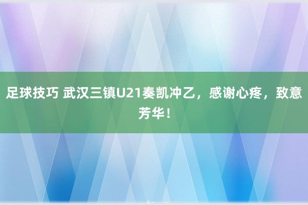 足球技巧 武汉三镇U21奏凯冲乙，感谢心疼，致意芳华！