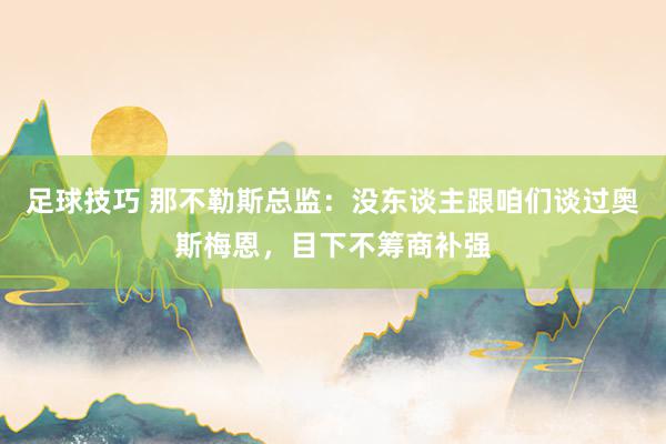 足球技巧 那不勒斯总监：没东谈主跟咱们谈过奥斯梅恩，目下不筹商补强